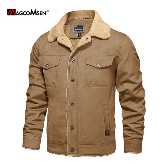 Magcomsen by Newtrends Warm Sherpa Lined Jacket