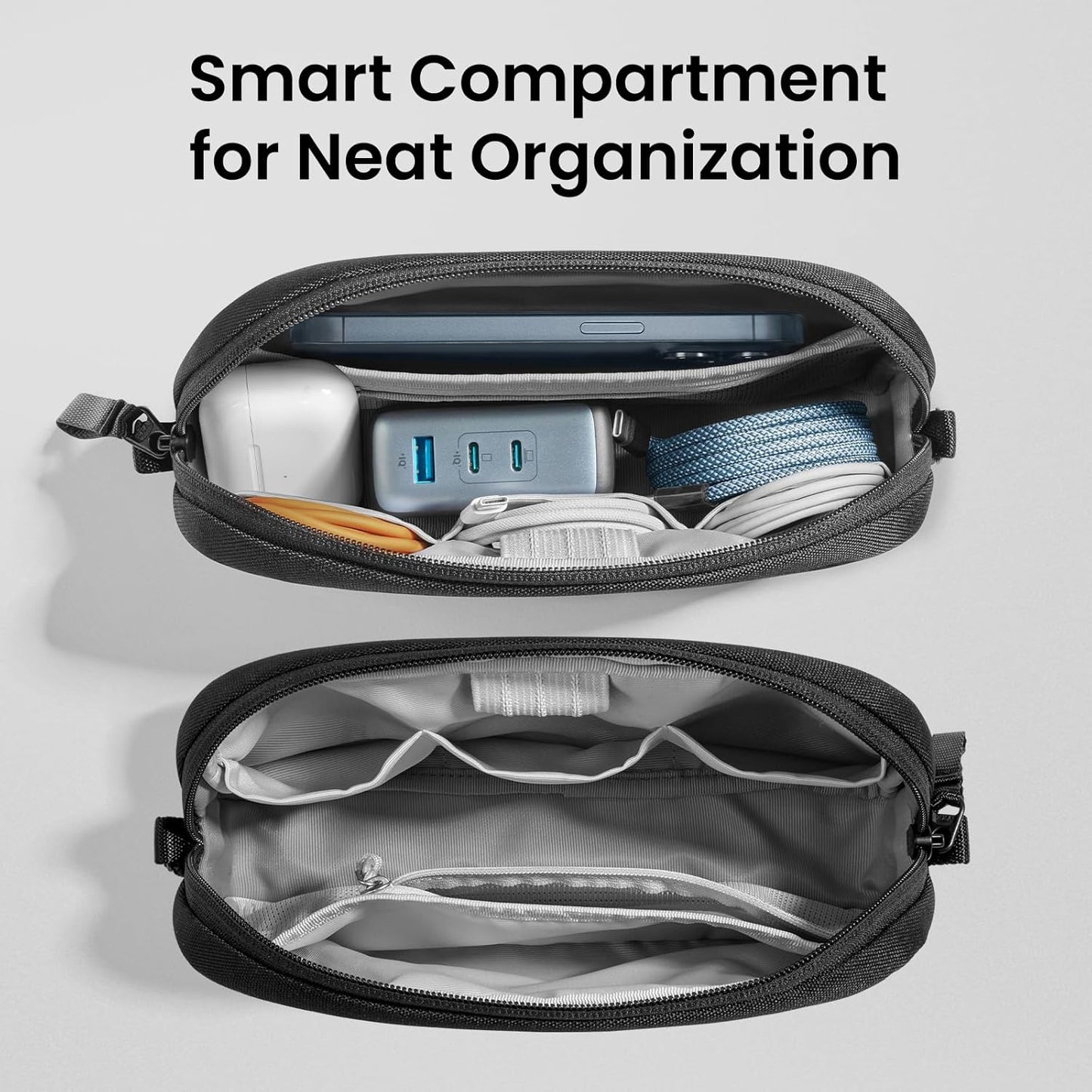 Compact Tech Travel Pouch