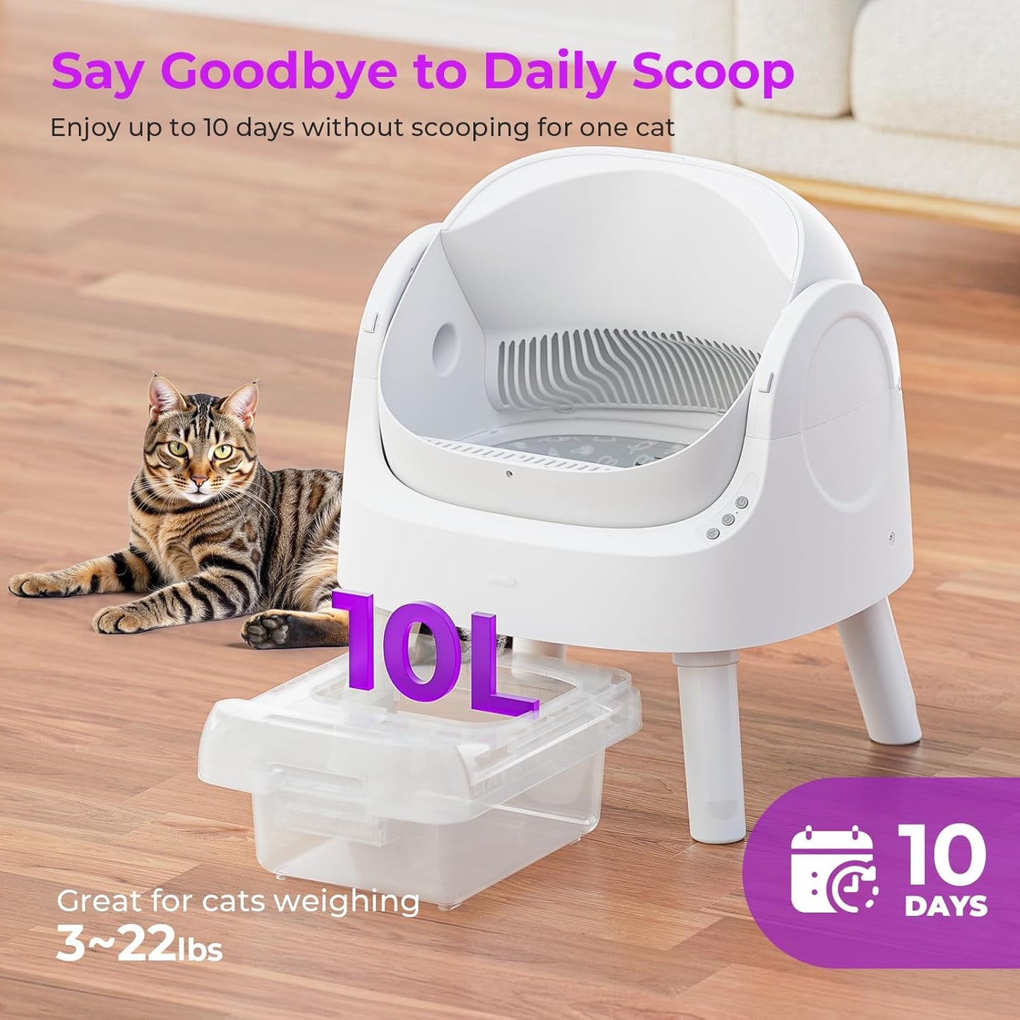 Autoscoop Smart Self-Cleaning Cat Box By New trends