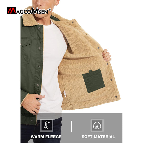 Warm Sherpa Lined Jacket